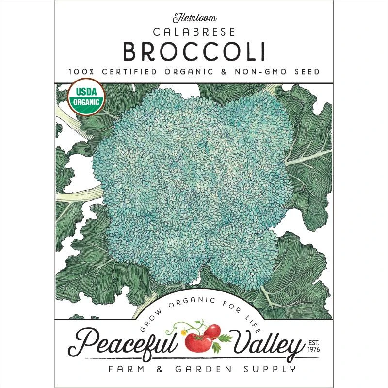 Calabrese Broccoli Seeds (Organic) 1 Calabrese Broccoli Seeds (Organic)