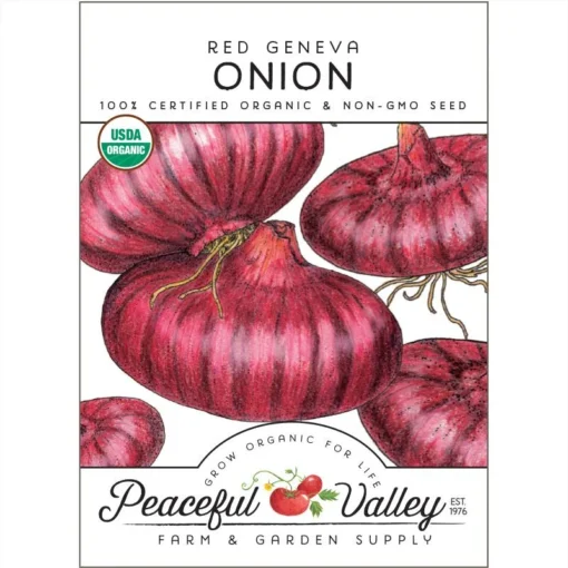 Red Geneva Onion Seeds (Organic) 8 Red Geneva Onion Seeds (Organic) -Groworganic Shop organic onion red geneva