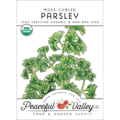 Organic Parsley, Moss Curled