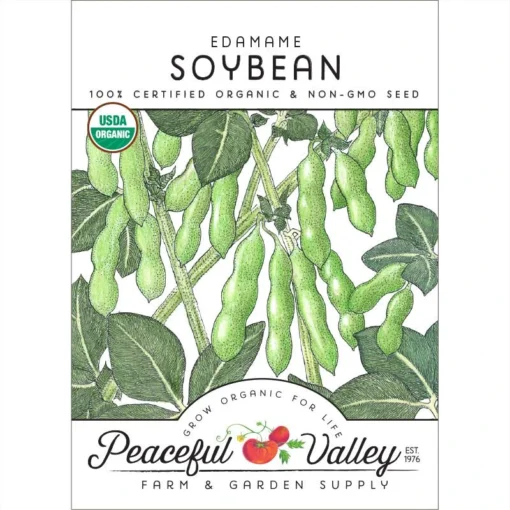 Edamame Soybean Seeds (Organic) -Groworganic Shop organic soybean edamame