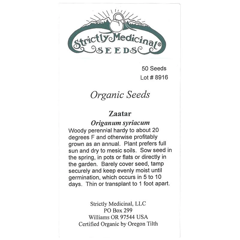Strictly Medicinal Organic Zaatar 1 Strictly Medicinal Organic Zaatar